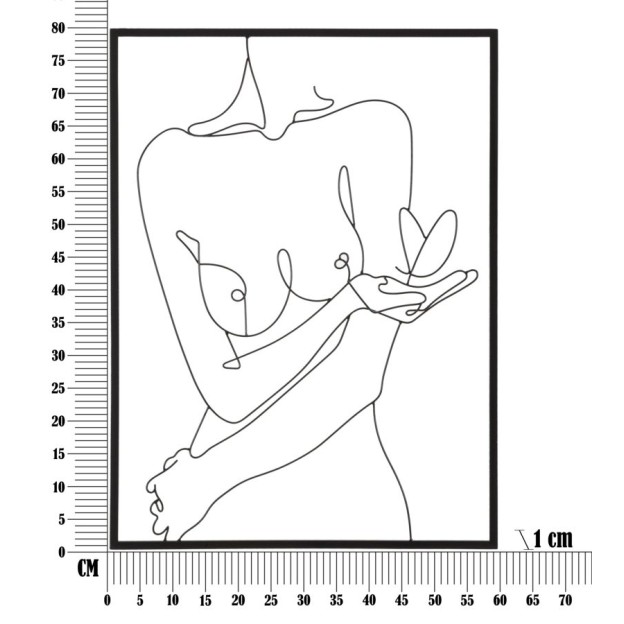 PANOU DE PERETE FIER NUDITY CM 60X1X80
