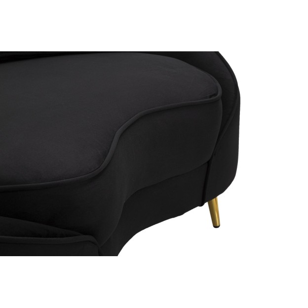 CANAPEA CU PERNE NEGRE LOZE OSLO 148X84X68