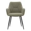 SCAUN VICENZA VERDE SET 2 BUC CM 58X63X85,5