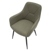 SCAUN VICENZA VERDE SET 2 BUC CM 58X63X85,5