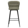 TABURET DE BAR LOSANNA VERDE SET 2 PZ CM 52X59X108