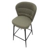 TABURET DE BAR LOSANNA VERDE SET 2 PZ CM 52X59X108
