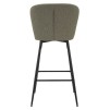 TABURET DE BAR LOSANNA VERDE SET 2 PZ CM 52X59X108