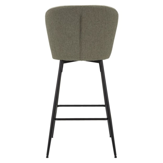 TABURET DE BAR LOSANNA VERDE SET 2 PZ CM 52X59X108