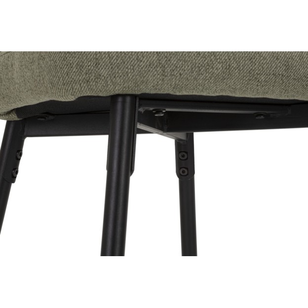 TABURET DE BAR LOSANNA VERDE SET 2 PZ CM 52X59X108