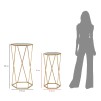 SET 2 MESE ESAGONAL 50X100-40X80