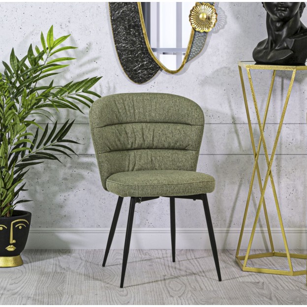 SCAUN LOSANNA VERDE SET 2 PZ CM 58X60,5X85