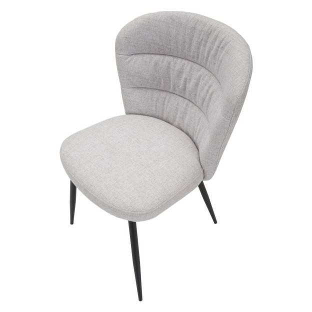 SCAUN LOSANNA GRI SET 2 PZ CM 58X60,5X85
