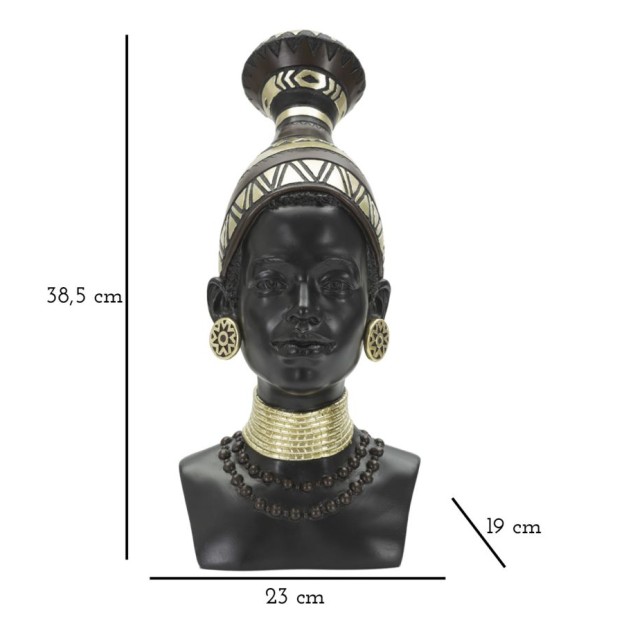 FIGURINA TRIBU FEMEIE MASSAI 23X19X38,5