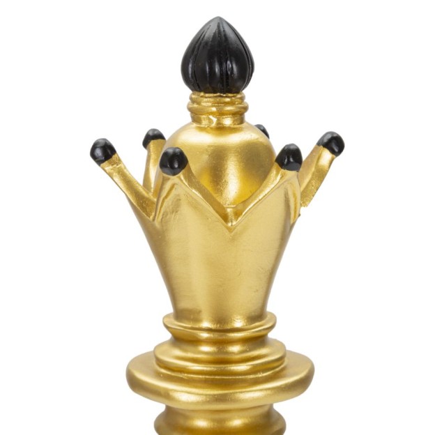 FIGURINA AURIU SI NEGRU CM Ø 12,5X38,5