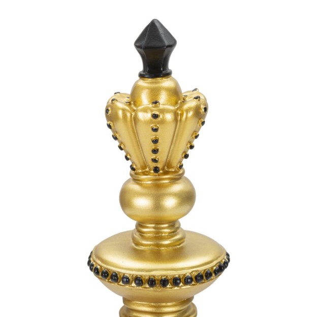 FIGURINA REGELE AURIU SI NEGRU 11X32,5