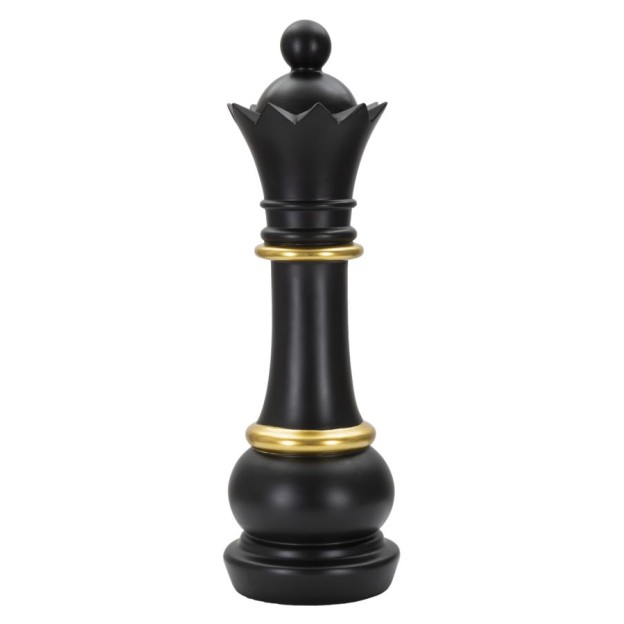 FIGURINA REGINA NEGRU SI AURIU 15X50