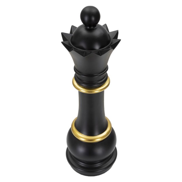 FIGURINA REGINA NEGRU SI AURIU 15X50