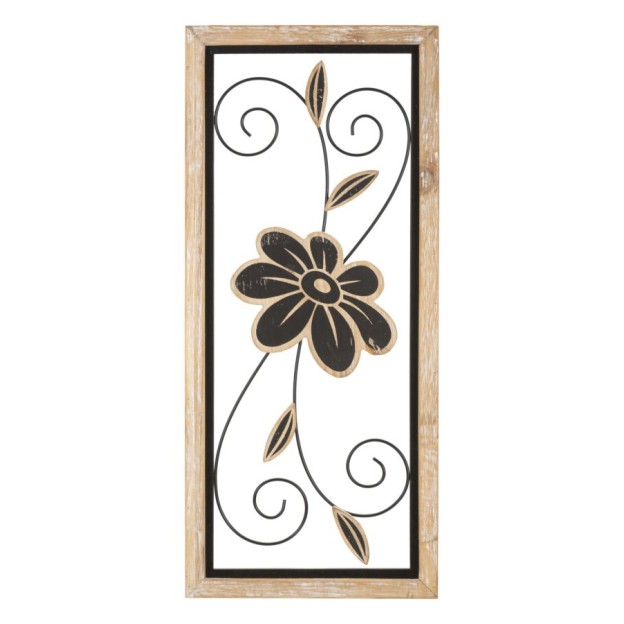 PANOU DE PERETE FIER/LEMN KOMAN -A- CM 26X2,5X60