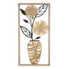 PANOU DE PERETE FIER/LEMN VASO CM 40X3,5X80