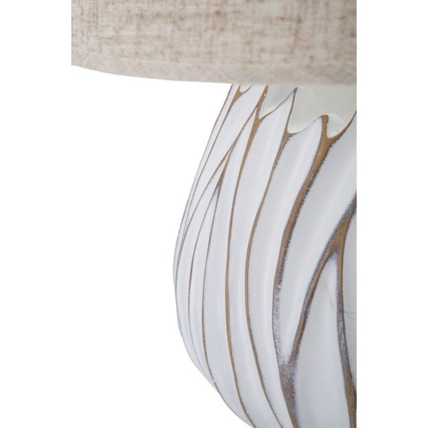 LAMPĂ DE MASA POLYRESIN HONDURAS CM Ø 35X48