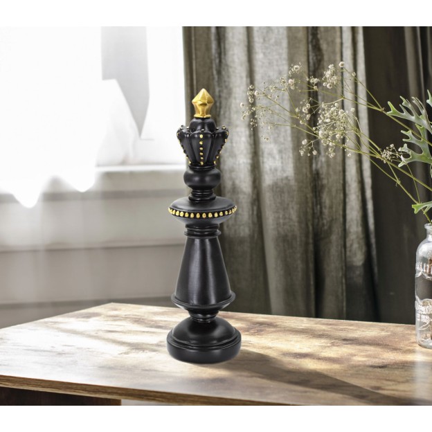 FIGURINA REGELE NEGRU ȘI AURIU 11X32,5