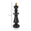 FIGURINA REGELE NEGRU ȘI AURIU 11X32,5
