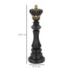 FIGURINA REGELE NEGRU ȘI AURIU 13X40,5