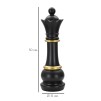 FIGURINA REGINA NEGRU SI AURIU 15X50