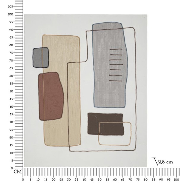 TABLOU MANIALA -B- CM 80X2,8X100