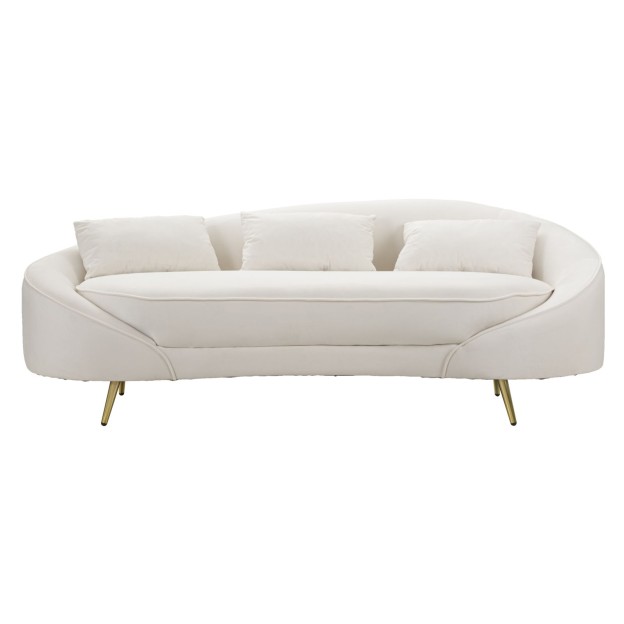 CANAPEA CU PERNE CREMA LOZE OSLO 185X84X68