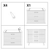 DRESSER MATERA CM 78X37X80