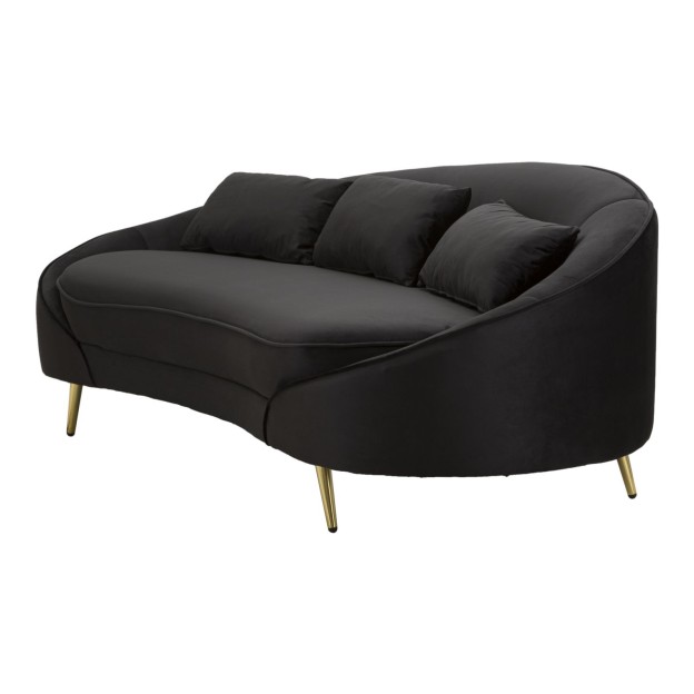 CANAPEA CU PERNE NEGRE LOZE OSLO 185X84X68