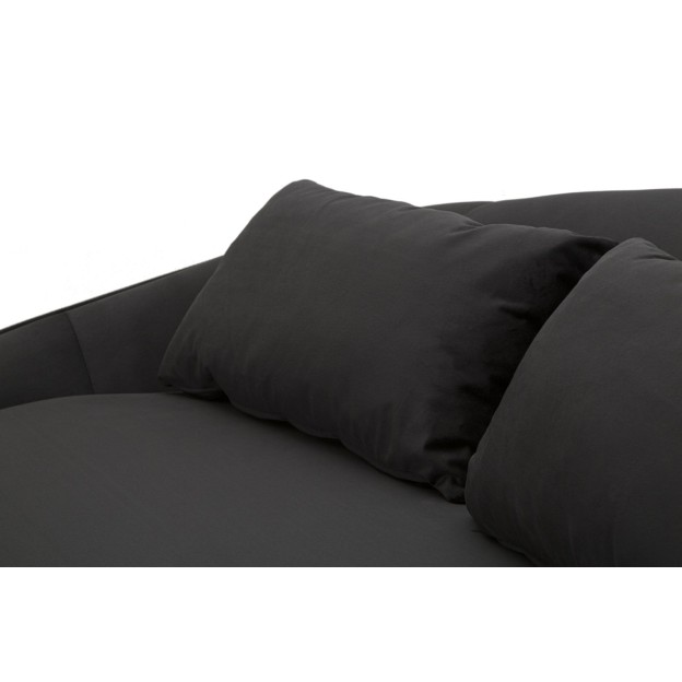 CANAPEA CU PERNE NEGRE LOZE OSLO 185X84X68