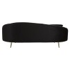 CANAPEA CU PERNE NEGRE LOZE OSLO 185X84X68
