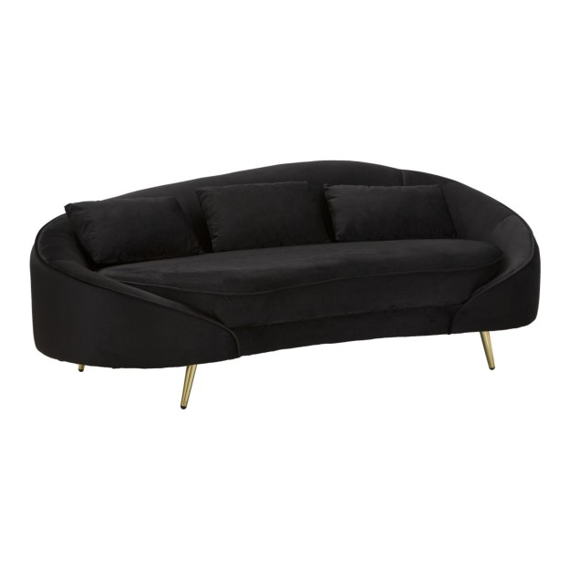 CANAPEA CU PERNE NEGRE LOZE OSLO 185X84X68