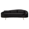 CANAPEA CU PERNE NEGRE LOZE OSLO 185X84X68