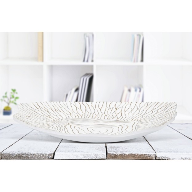 TAVA DECORATIVA POLIRESINA CM 37X34X6