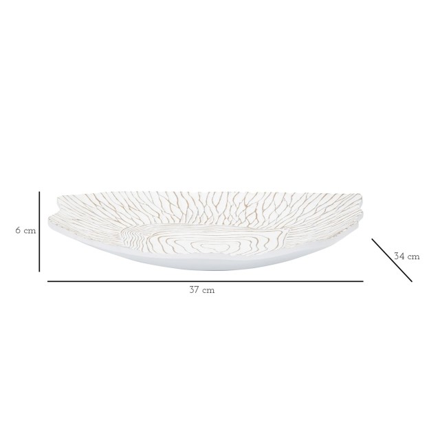 TAVA DECORATIVA POLIRESINA CM 37X34X6