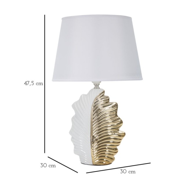 LAMPĂ DE MASA GLAM LEAF CM 30X47,5