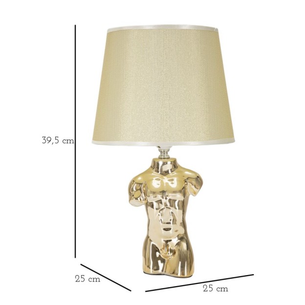 LAMPĂ DE MASA GLAM MAN CM 25X42,5