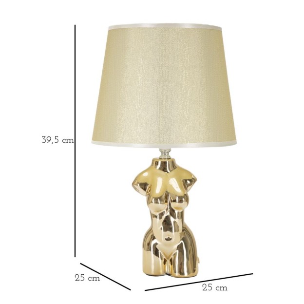 LAMPĂ DE MASA GLAM FEMEIE CM Ø 25X39,5