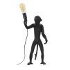 LAMPĂ DE MASA MONKEY NEGRĂ CM Ø 26X34X55
