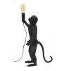LAMPĂ DE MASA MONKEY NEGRĂ CM Ø 26X34X55