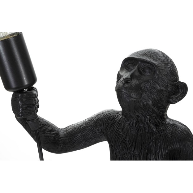 LAMPĂ DE MASA MONKEY NEGRĂ CM Ø 26X34X55