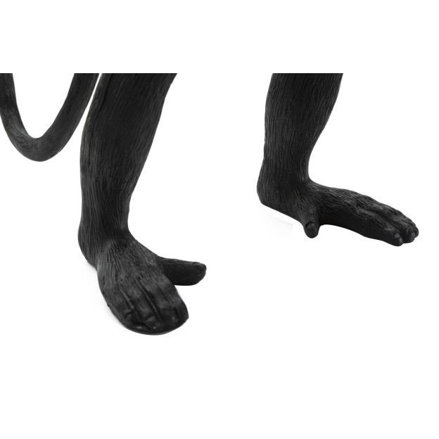 LAMPĂ DE MASA MONKEY NEGRĂ CM Ø 26X34X55
