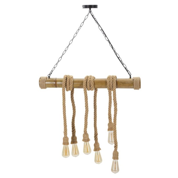 PLAFONIERA BAMBUS/FÂNĂ CM 80X15X120