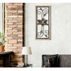 PANOU DE PERETE FIER/LEMN KOMAN -B- CM 26X2,5X60
