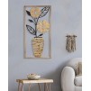 PANOU DE PERETE FIER/LEMN VASO CM 40X3,5X80
