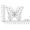 PANOU PERETE FIER/LEMN FLUTURE CM 39,5X1,5X33,5 MIN 2