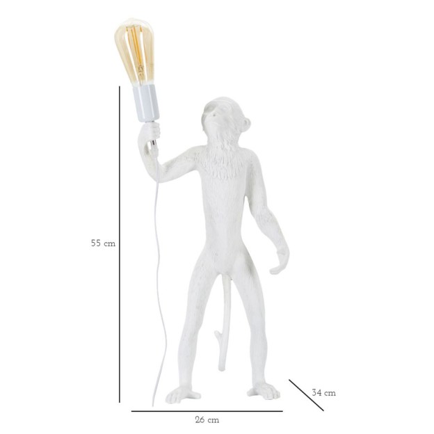 LAMPA DE MASA MONKEY ALBA CM Ø 26X34X55