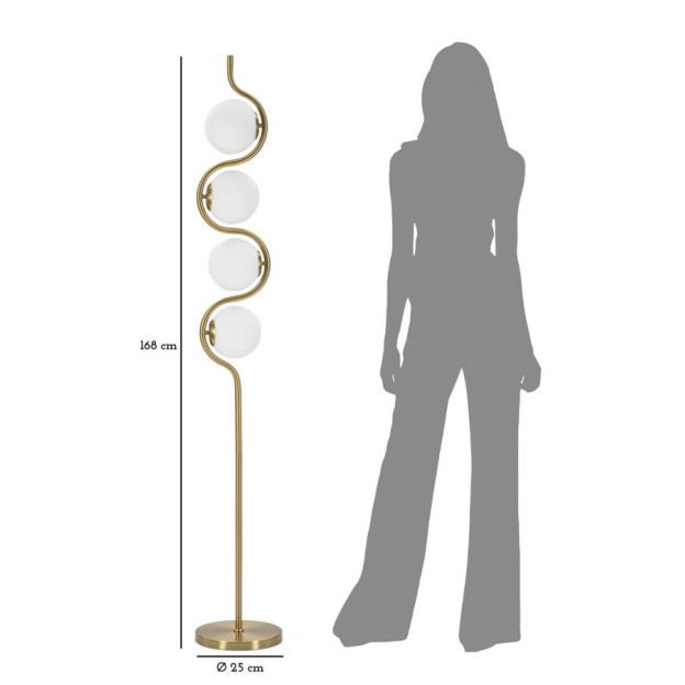 LAMPA GLAMY S 4 LUCI CM Ø 25X165