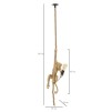 PLAFONIERA MONKEY GOLD CM Ø 27X32X60