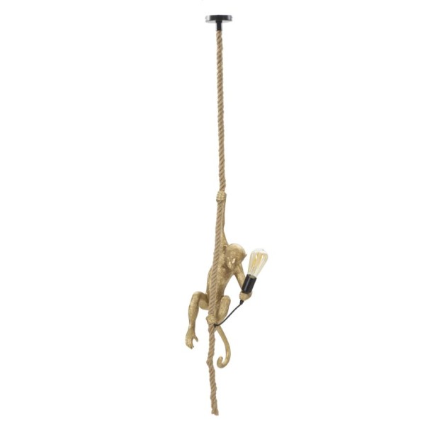 PLAFONIERA MONKEY GOLD CM Ø 27X32X60