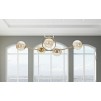 PLAFONIERA JAPONIA 5 LUMINI CM 100X33X30